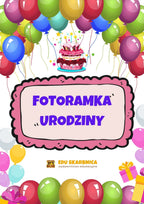 Fotoramka urodziny PDF dla dzieci - edu - skarbnica.pl
