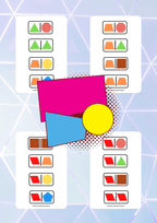 Gra domino - Figury geometryczne - edu - skarbnica.pl