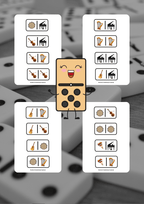 Gra Domino - Instrumenty muzyczne - edu - skarbnica.pl