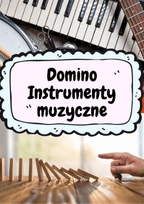 Gra Domino - Instrumenty muzyczne - edu - skarbnica.pl