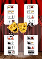 Gra Domino - Teatr PDF dla dzieci - edu - skarbnica.pl