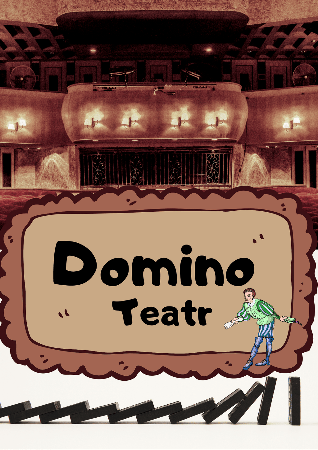 Gra Domino - Teatr PDF dla dzieci - edu - skarbnica.pl