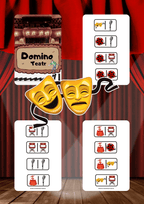 Gra Domino - Teatr PDF dla dzieci - edu - skarbnica.pl