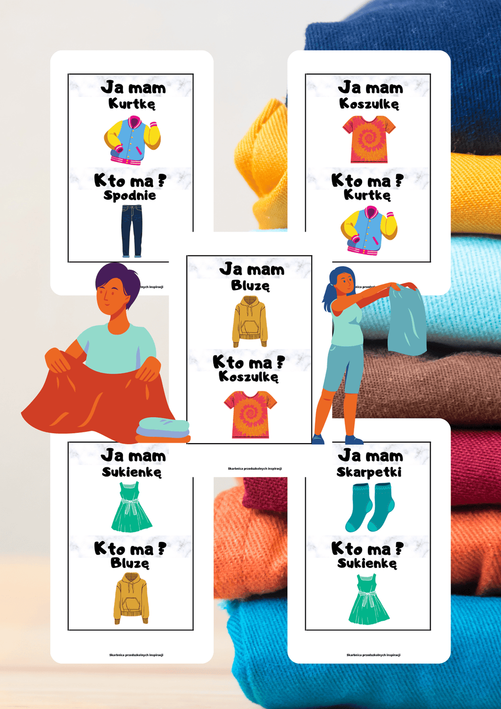 Gra Ja Mam, Kto Ma? PDF – Ubrania - edu - skarbnica.pl