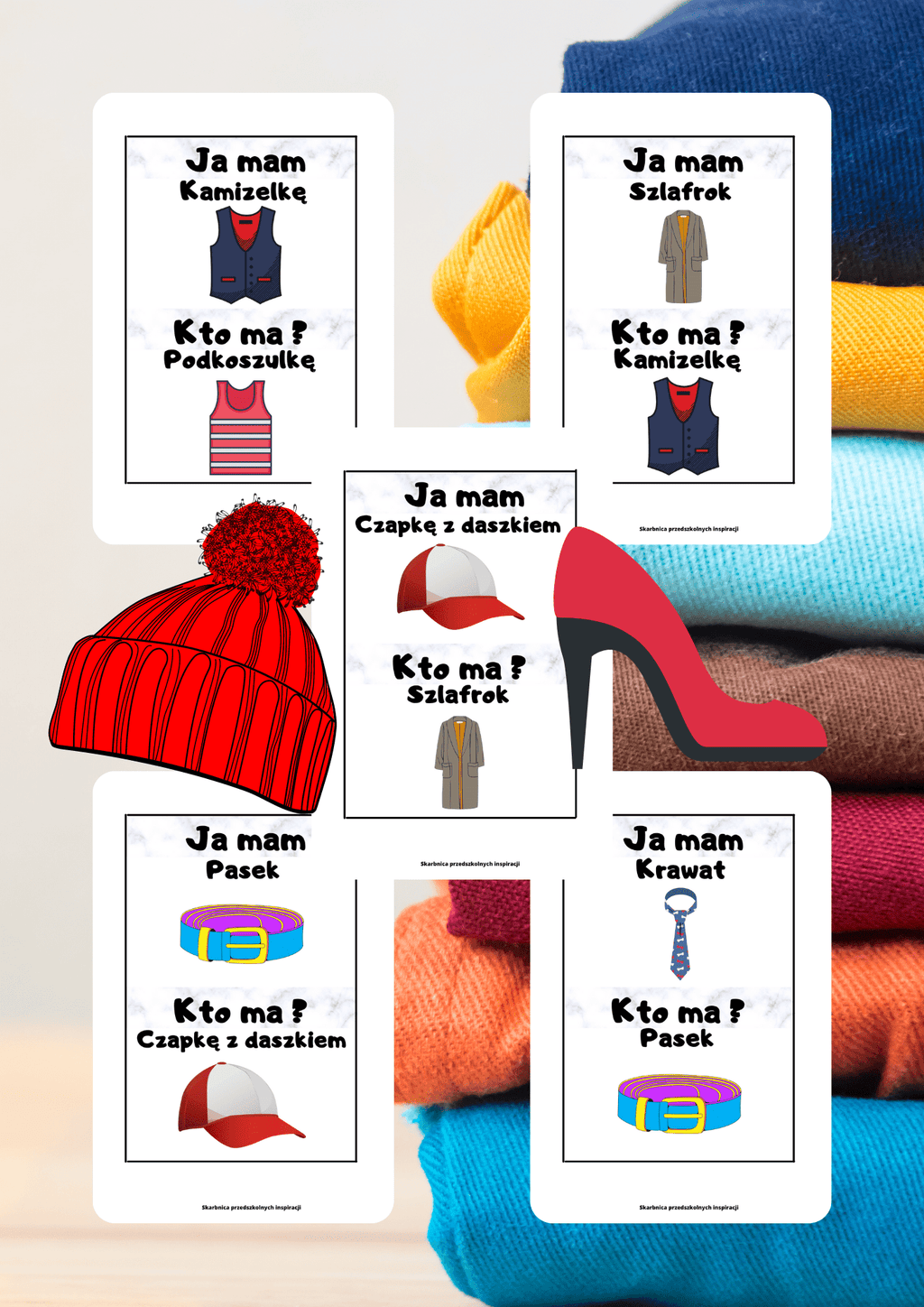 Gra Ja Mam, Kto Ma? PDF – Ubrania - edu - skarbnica.pl