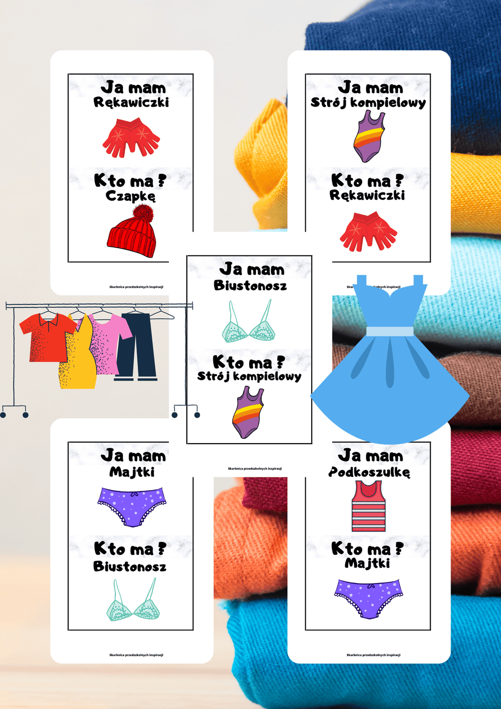 Gra Ja Mam, Kto Ma? PDF – Ubrania - edu - skarbnica.pl