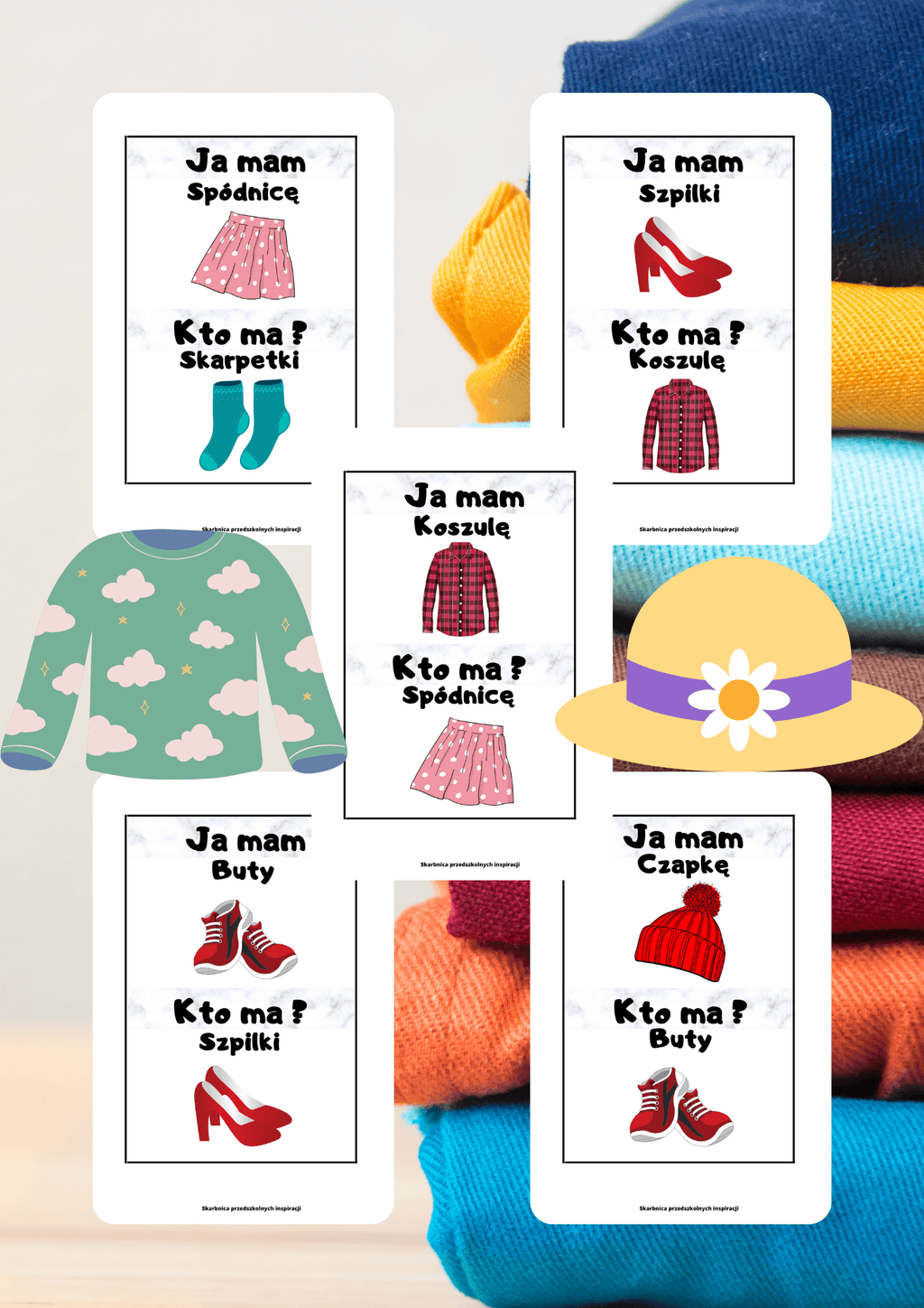 Gra Ja Mam, Kto Ma? PDF – Ubrania - edu - skarbnica.pl