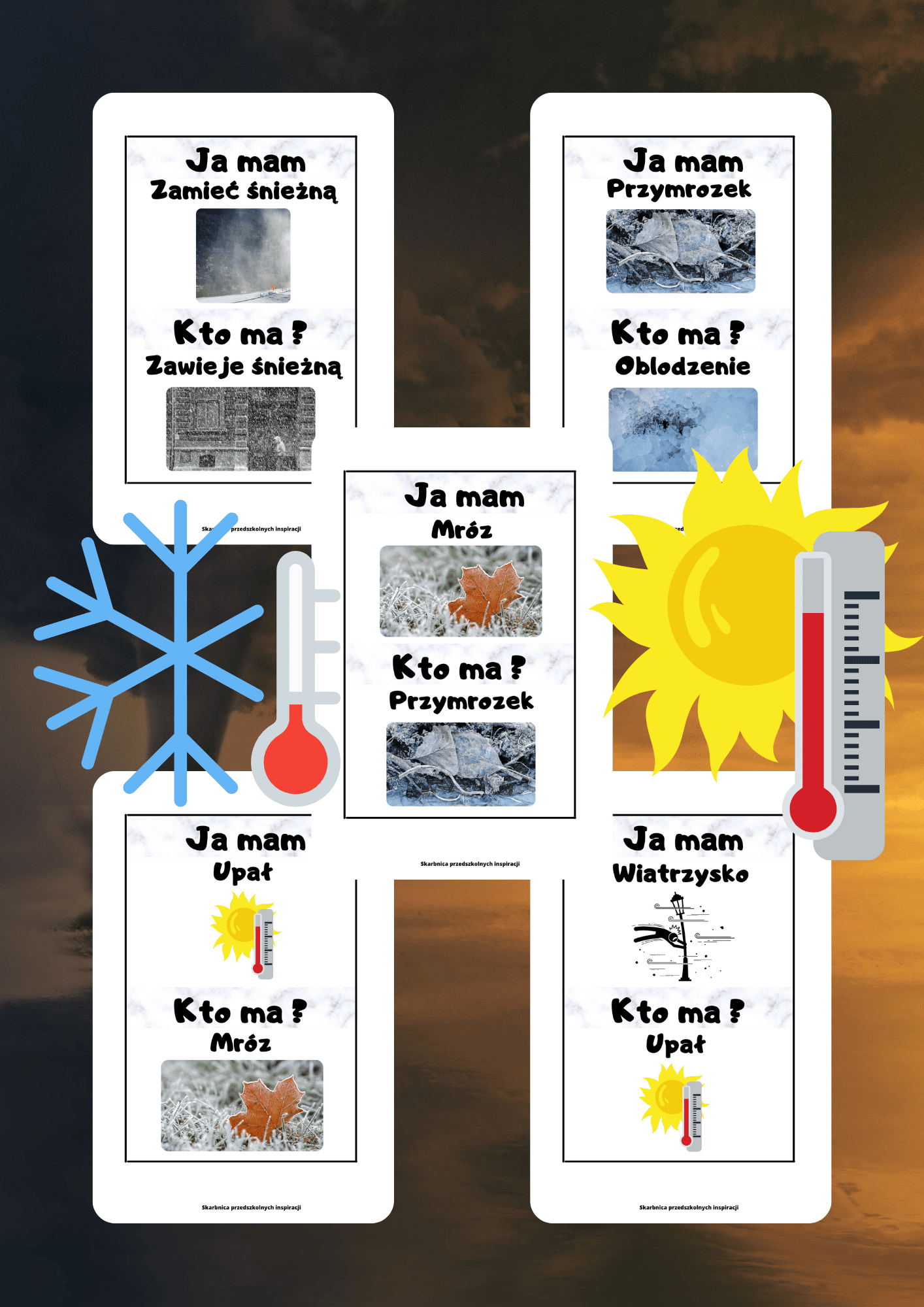 Gra Ja Mam, Kto Ma? – Zjawiska atmosferyczne - edu - skarbnica.pl