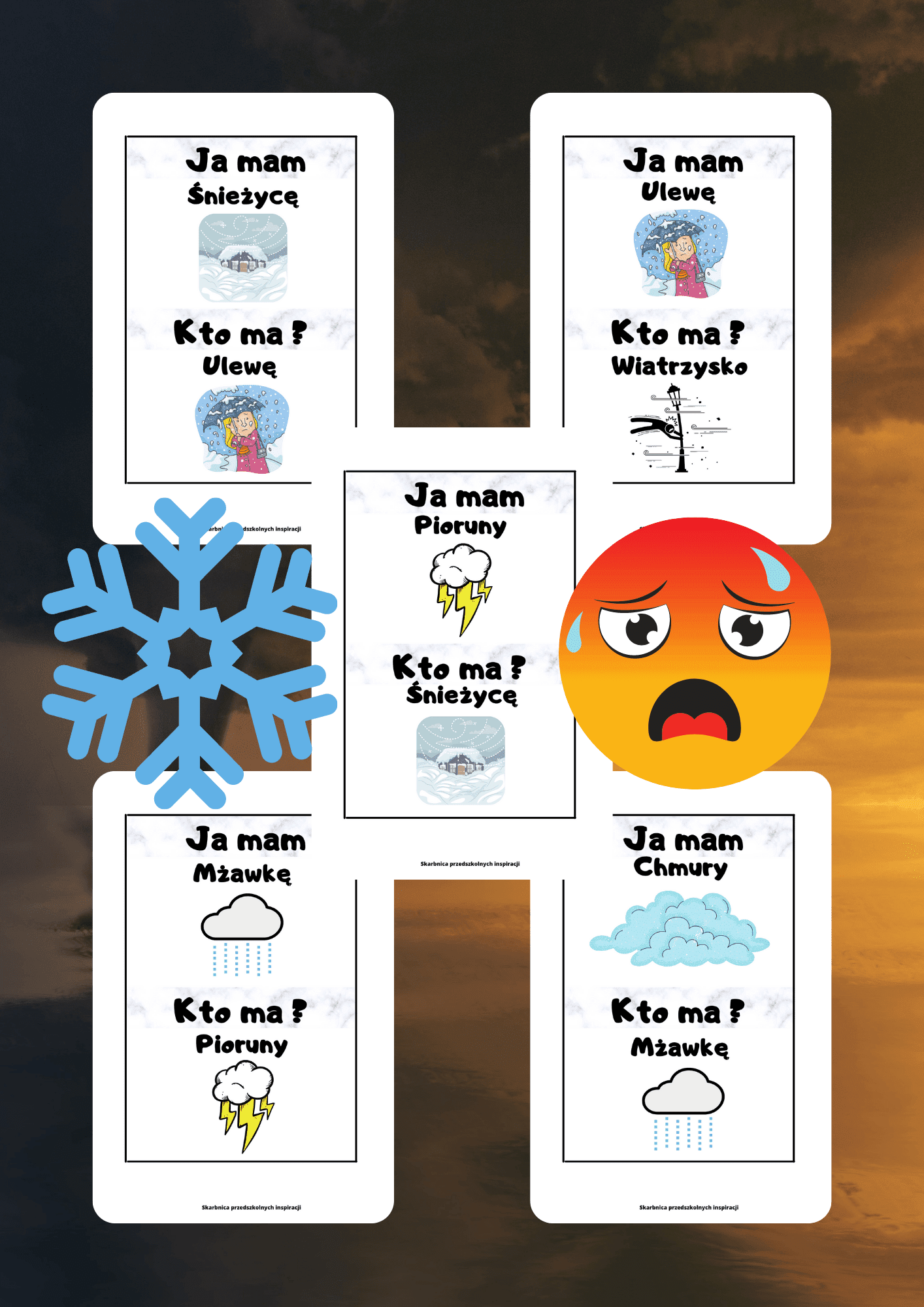 Gra Ja Mam, Kto Ma? – Zjawiska atmosferyczne - edu - skarbnica.pl