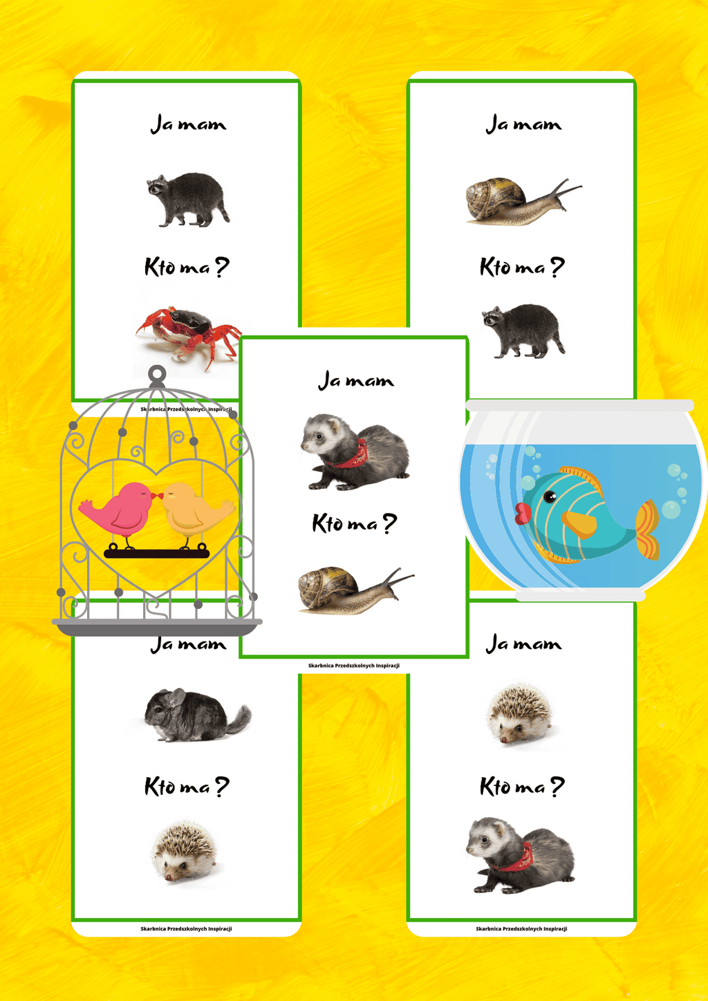 Gra Ja Mam, Kto Ma? – Zwierzęta domowe - edu - skarbnica.pl