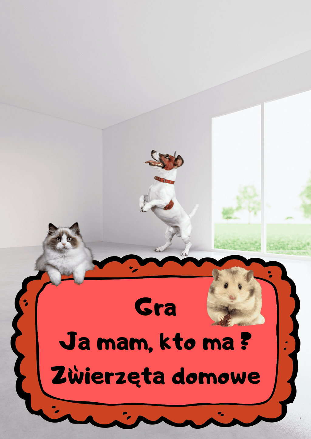 Gra Ja Mam, Kto Ma? – Zwierzęta domowe - edu - skarbnica.pl