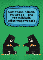 Gra - lustrzane odbicia zwierząt (rozwijająca spostrzegawczość) - edu - skarbnica.pl