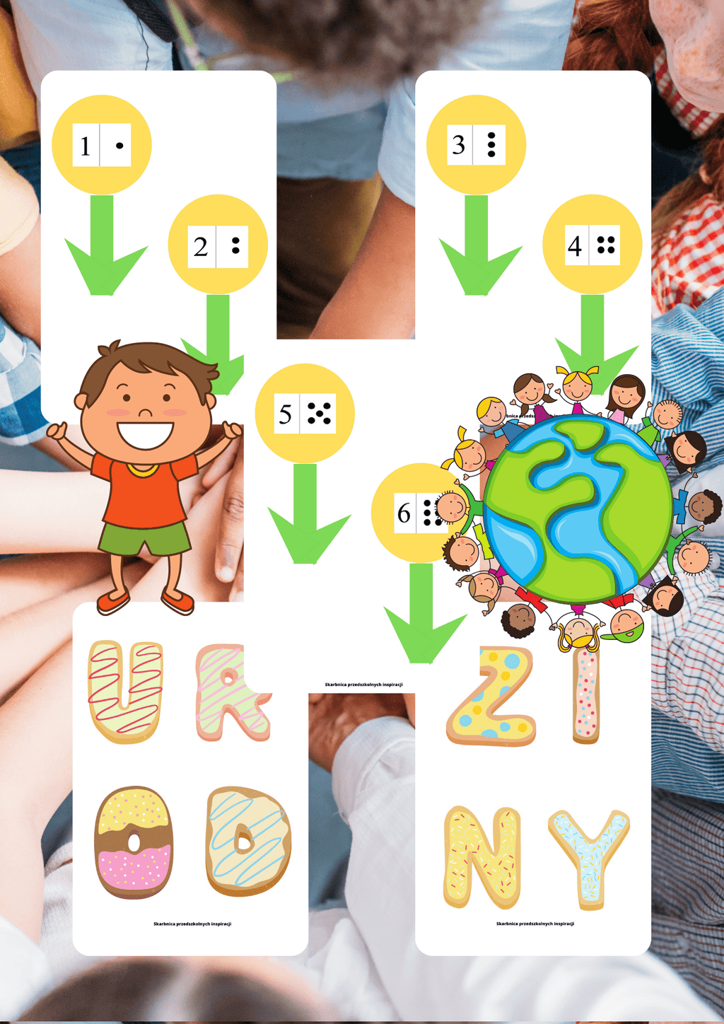 Grupa młodsza zestaw edukacyjny dla dzieci - edu - skarbnica.pl