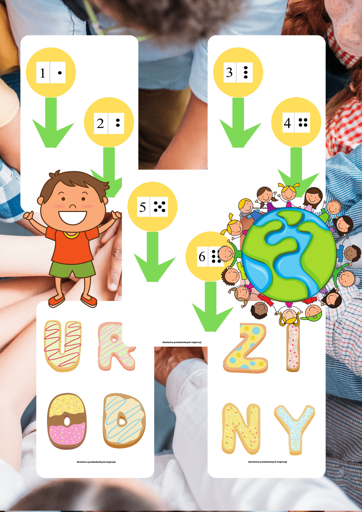 Grupa młodsza zestaw edukacyjny dla dzieci - edu - skarbnica.pl