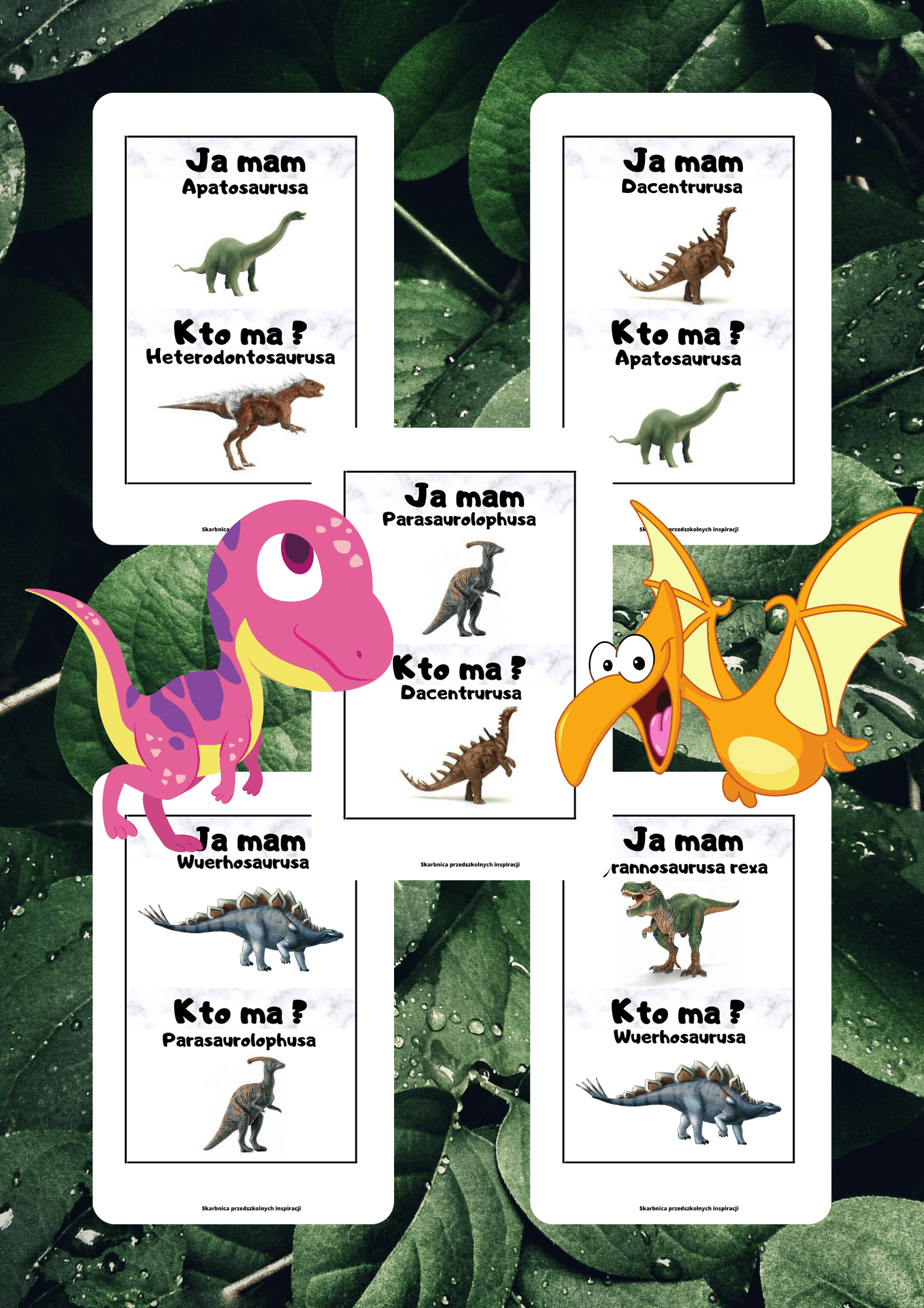 Ja Mam, Kto Ma? – Dinozaury gra PDF - edu - skarbnica.pl