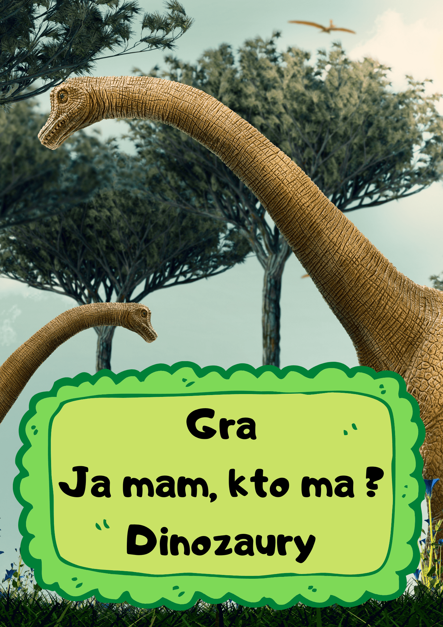Ja Mam, Kto Ma? – Dinozaury gra PDF - edu - skarbnica.pl