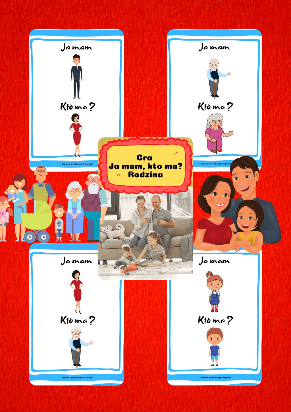 Ja Mam, Kto Ma? gra PDF – Rodzina - edu - skarbnica.pl