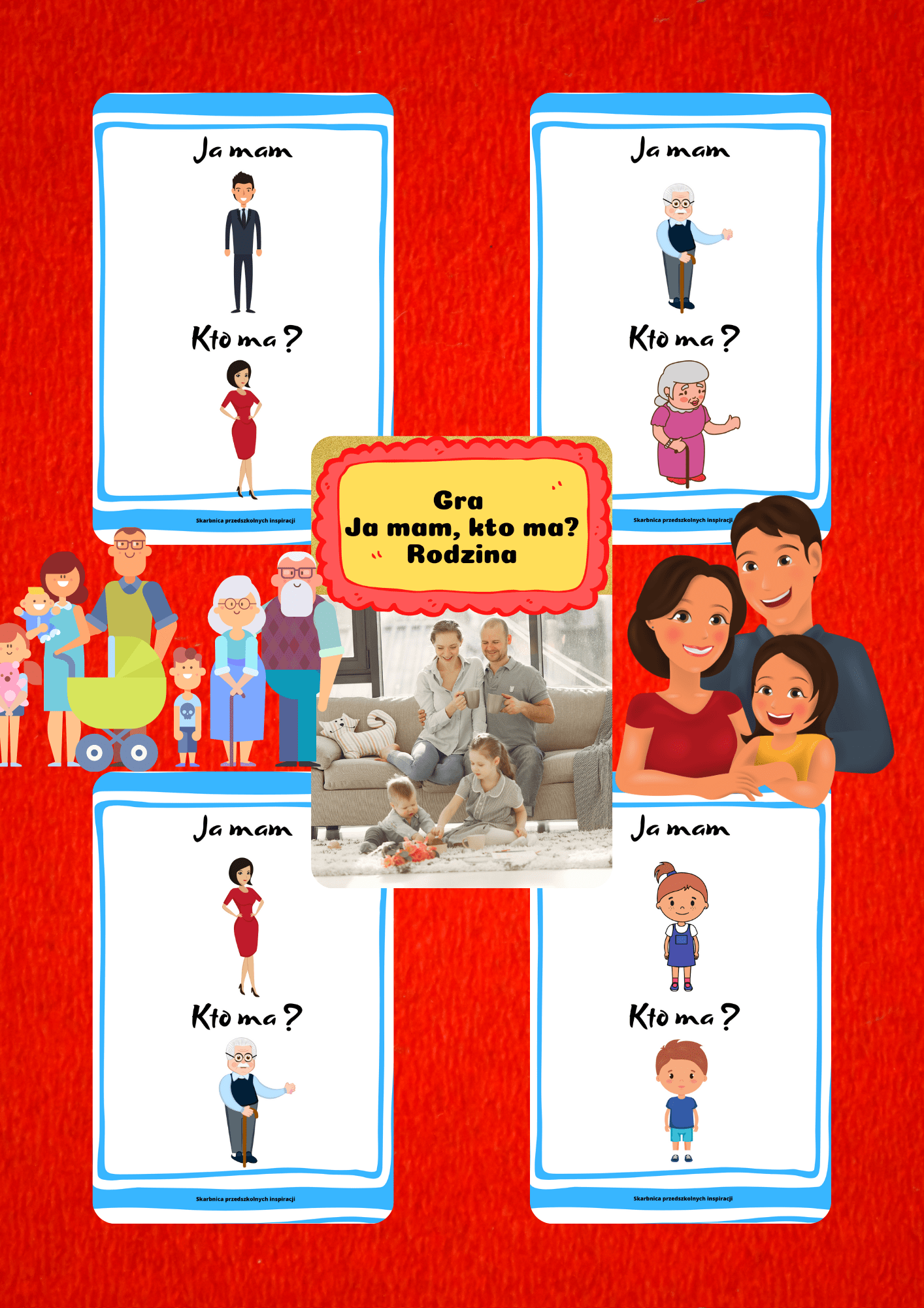 Ja Mam, Kto Ma? gra PDF – Rodzina - edu - skarbnica.pl