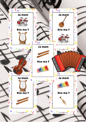 Ja mam, kto ma? - Instrumenty muzyczne - edu - skarbnica.pl