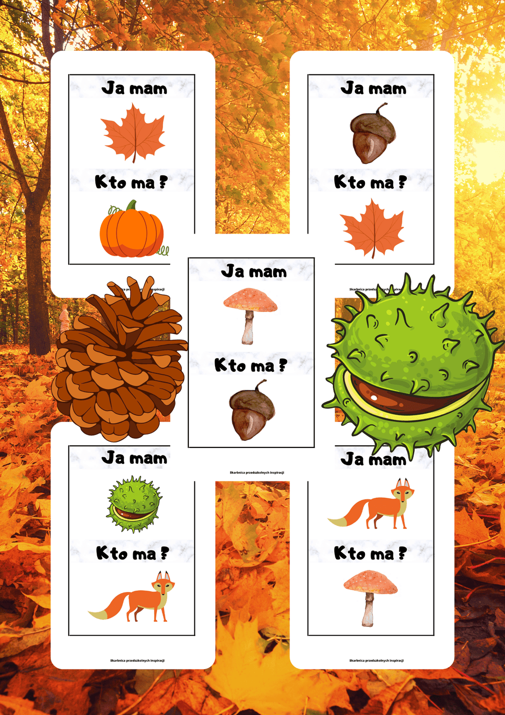 Ja Mam, Kto Ma? – Jesień gra PDF - edu - skarbnica.pl