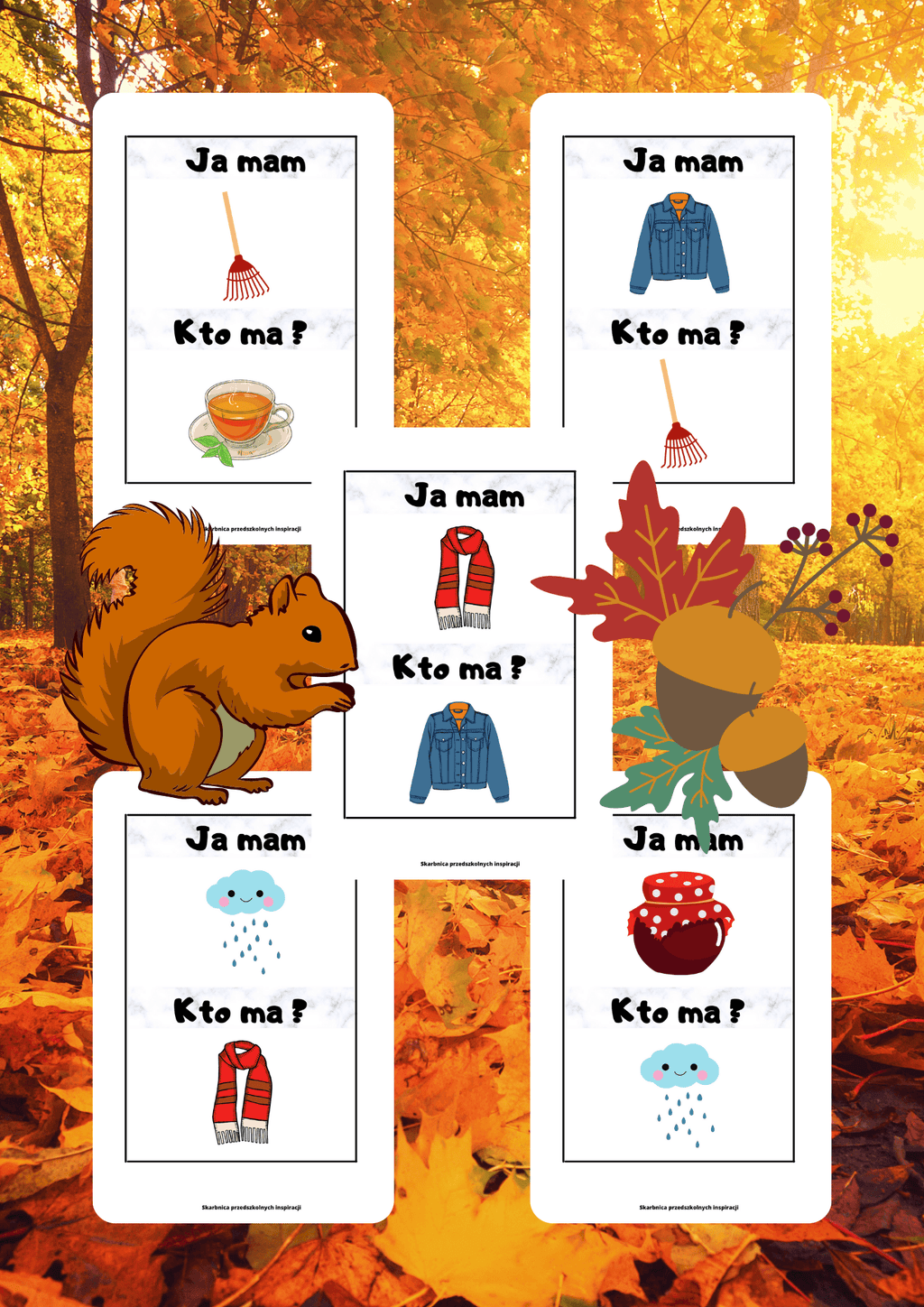 Ja Mam, Kto Ma? – Jesień gra PDF - edu - skarbnica.pl