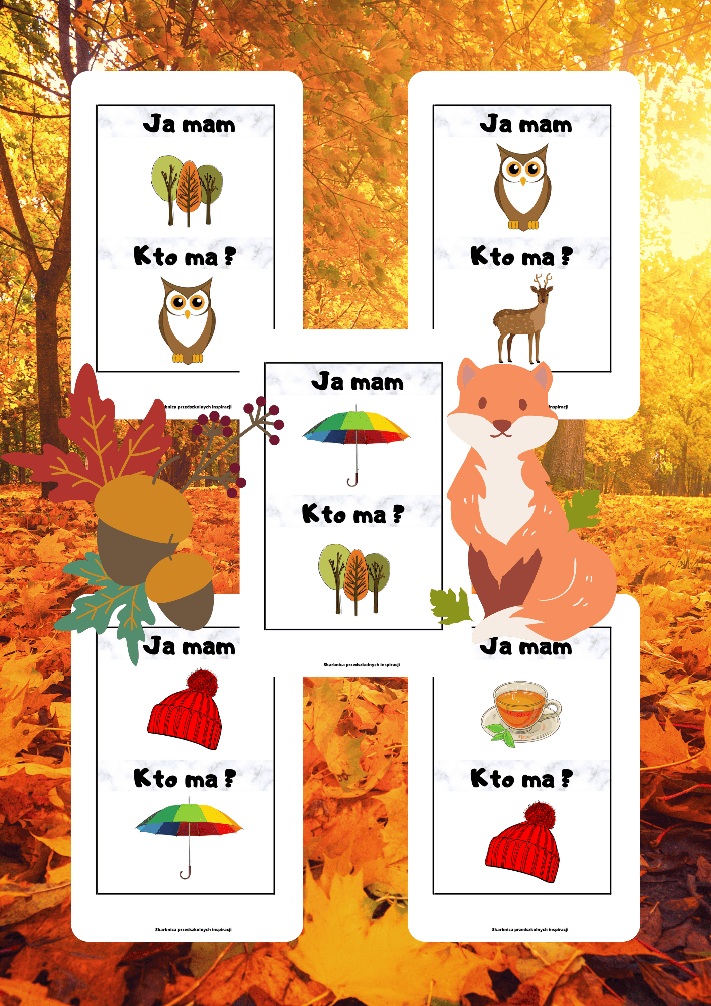Ja Mam, Kto Ma? – Jesień gra PDF - edu - skarbnica.pl