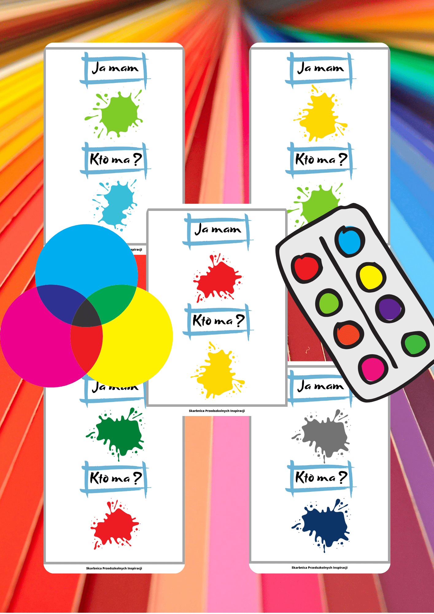 Ja Mam, Kto Ma? – Kolory gra PDF - edu - skarbnica.pl