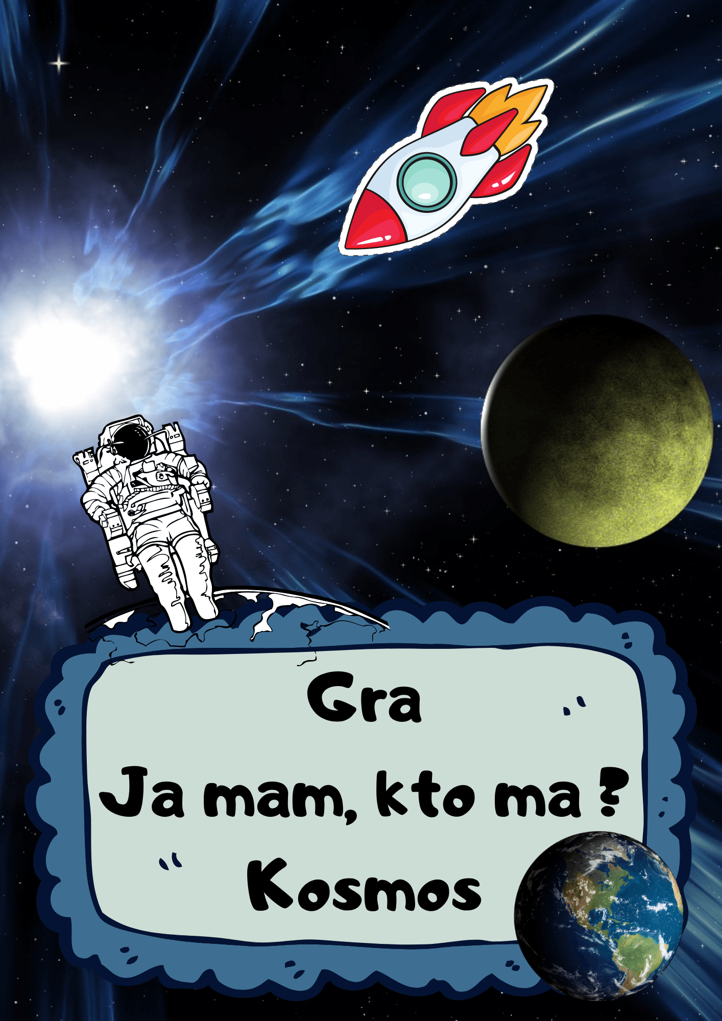 Ja Mam, Kto Ma? – Kosmos gra PDF - edu - skarbnica.pl