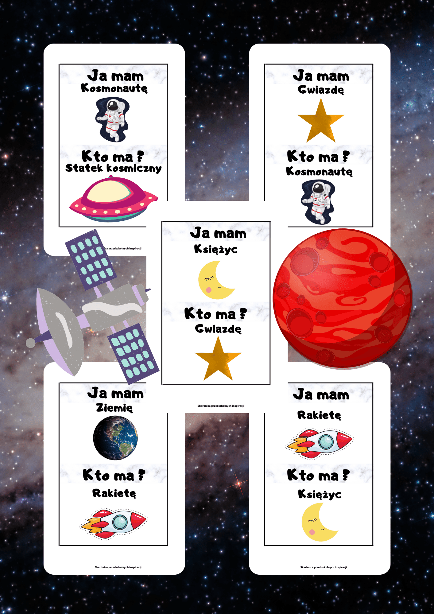 Ja Mam, Kto Ma? – Kosmos gra PDF - edu - skarbnica.pl