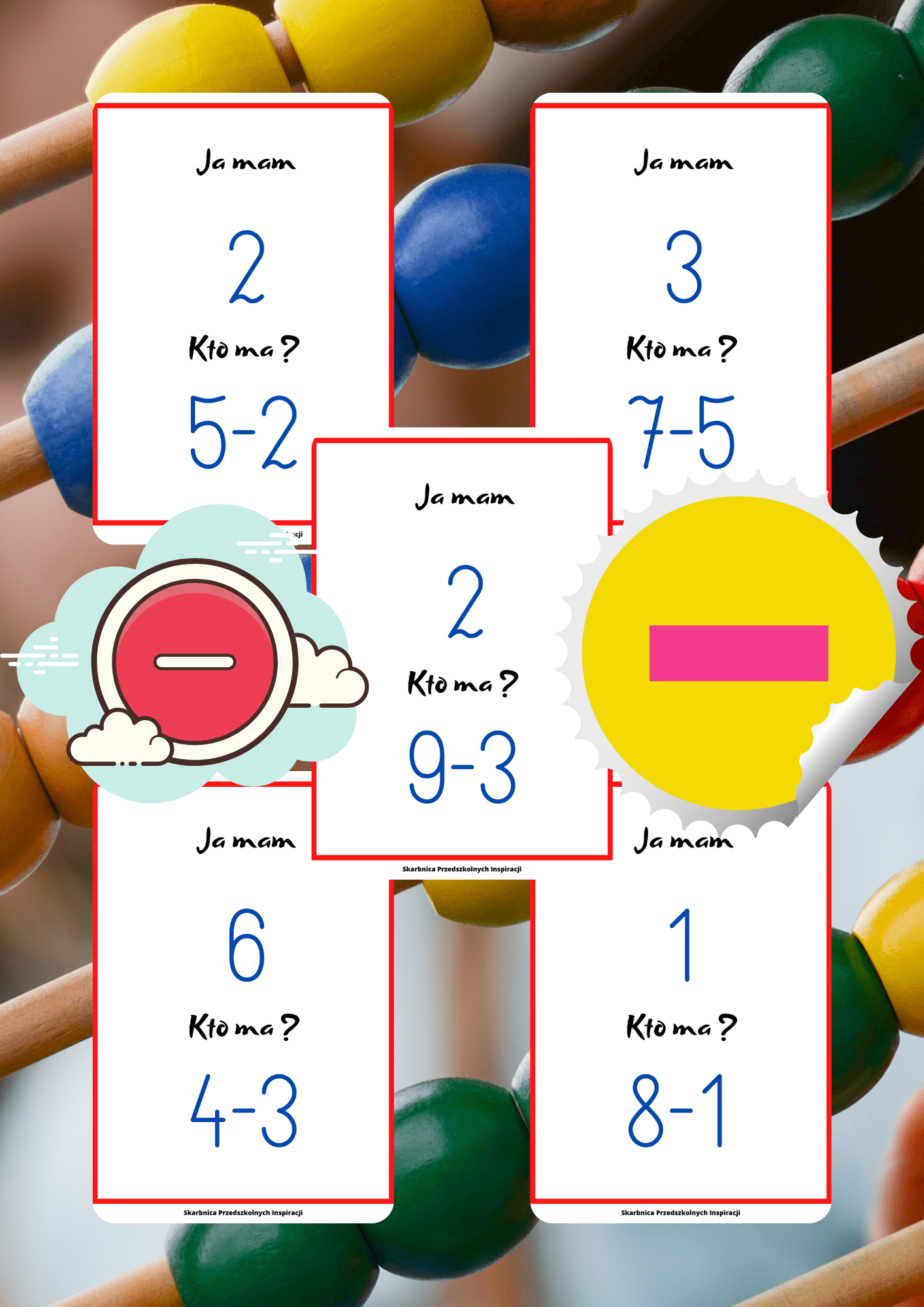 Ja Mam, Kto Ma? – Odejmowanie gra PDF - edu - skarbnica.pl