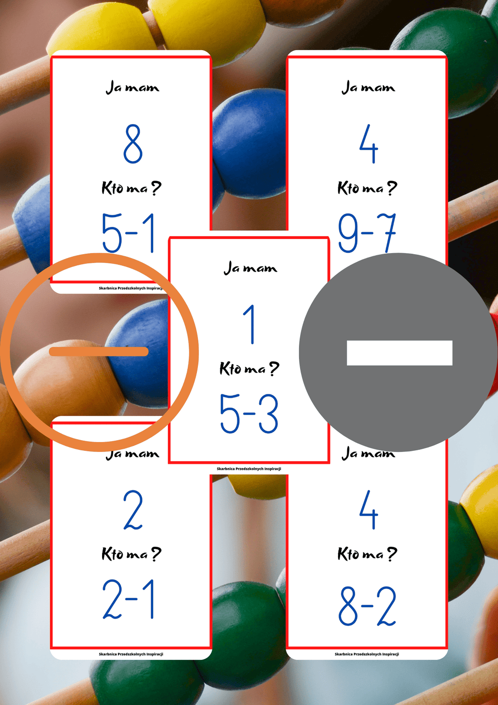 Ja Mam, Kto Ma? – Odejmowanie gra PDF - edu - skarbnica.pl
