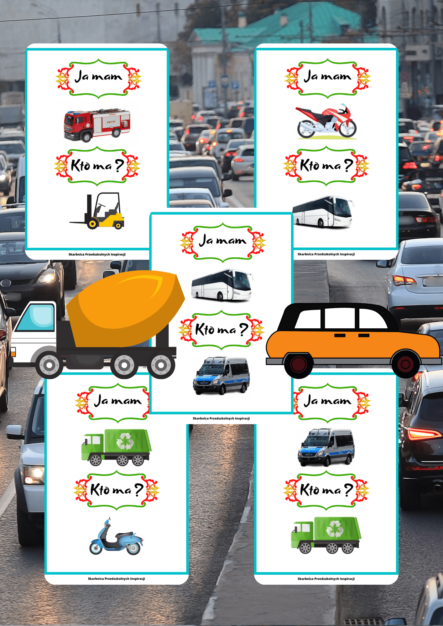 Ja Mam, Kto Ma? – Pojazdy gra PDF - edu - skarbnica.pl