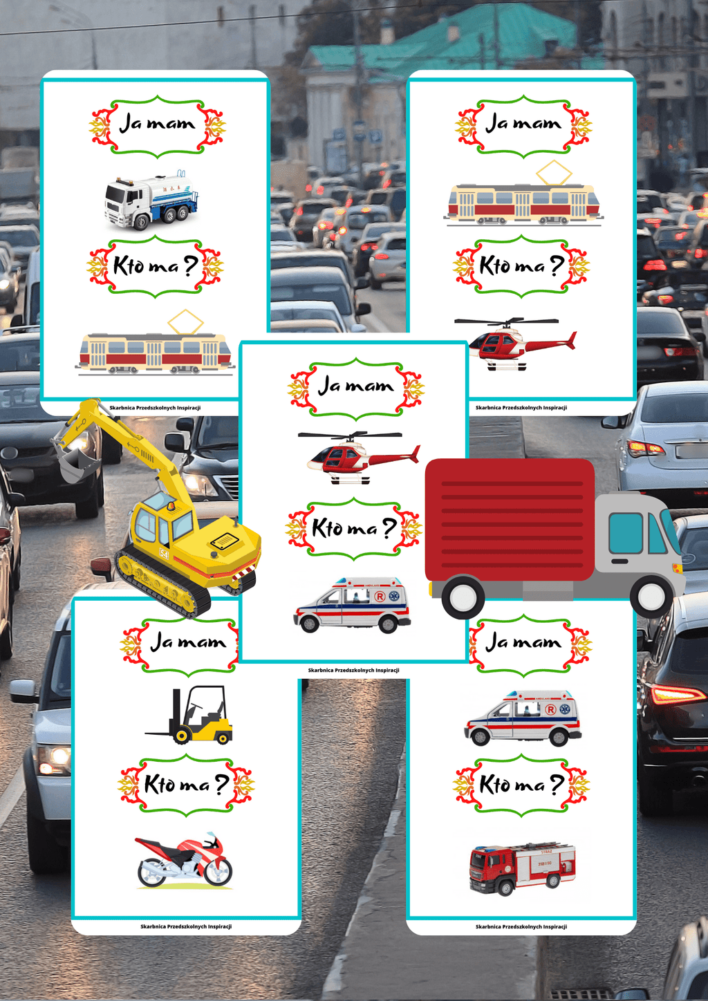 Ja Mam, Kto Ma? – Pojazdy gra PDF - edu - skarbnica.pl