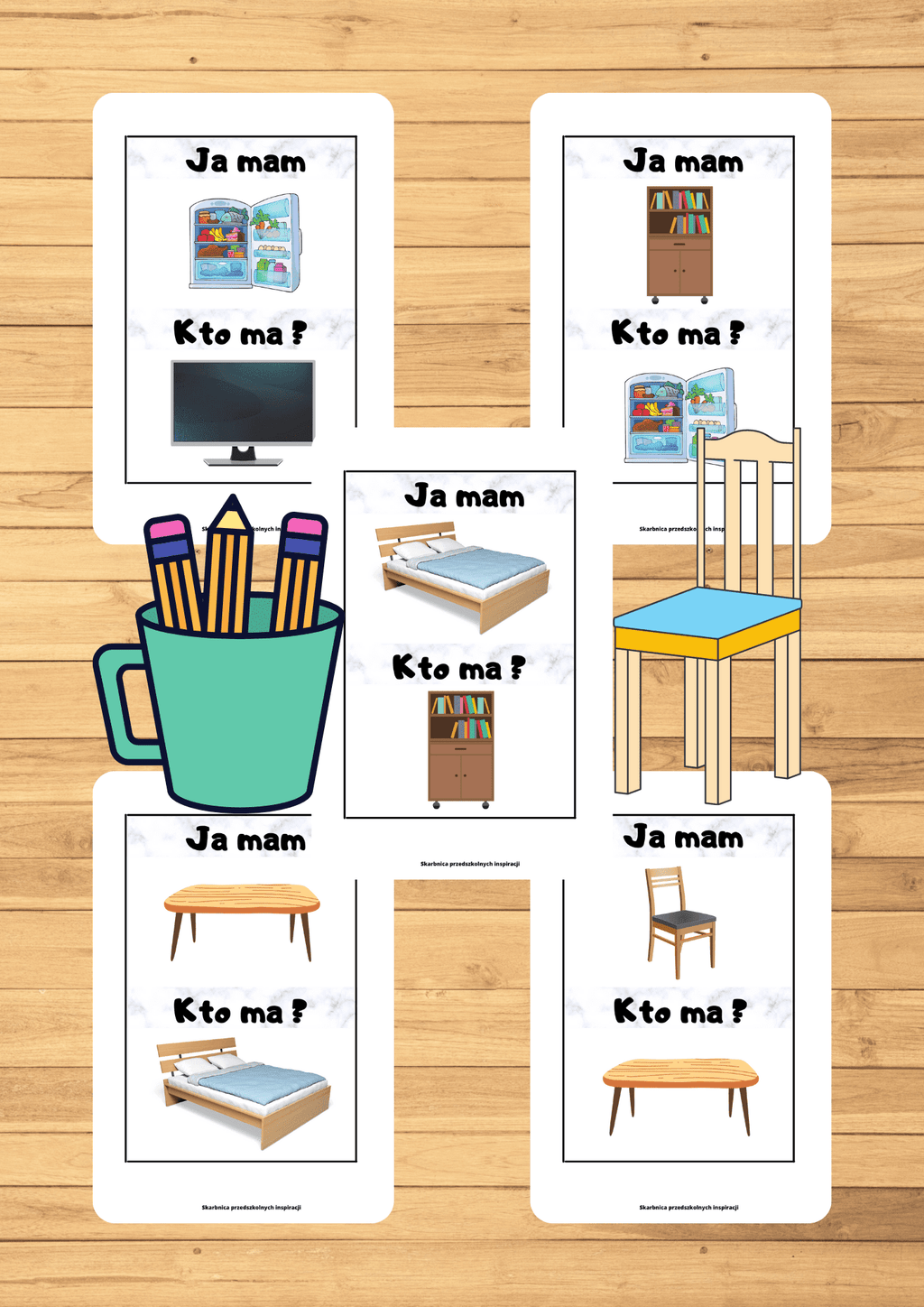 Ja Mam, Kto Ma? – Przedmioty domowe - edu - skarbnica.pl