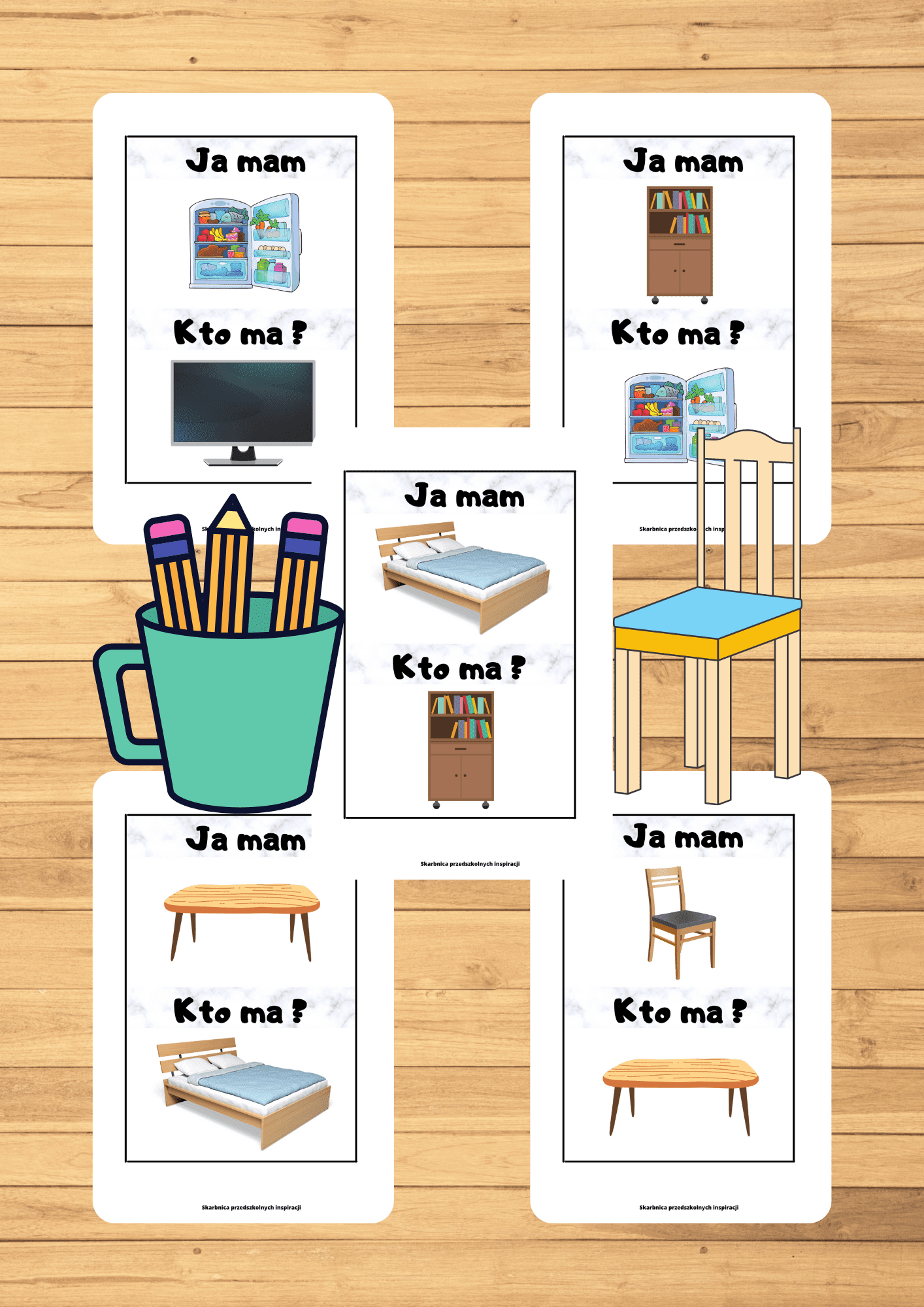 Ja Mam, Kto Ma? – Przedmioty domowe - edu - skarbnica.pl