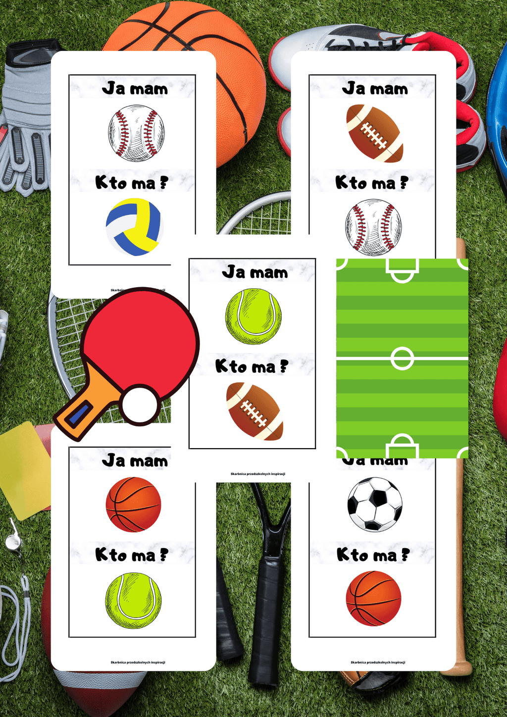 Ja Mam, Kto Ma? – Sport gra PDF - edu - skarbnica.pl