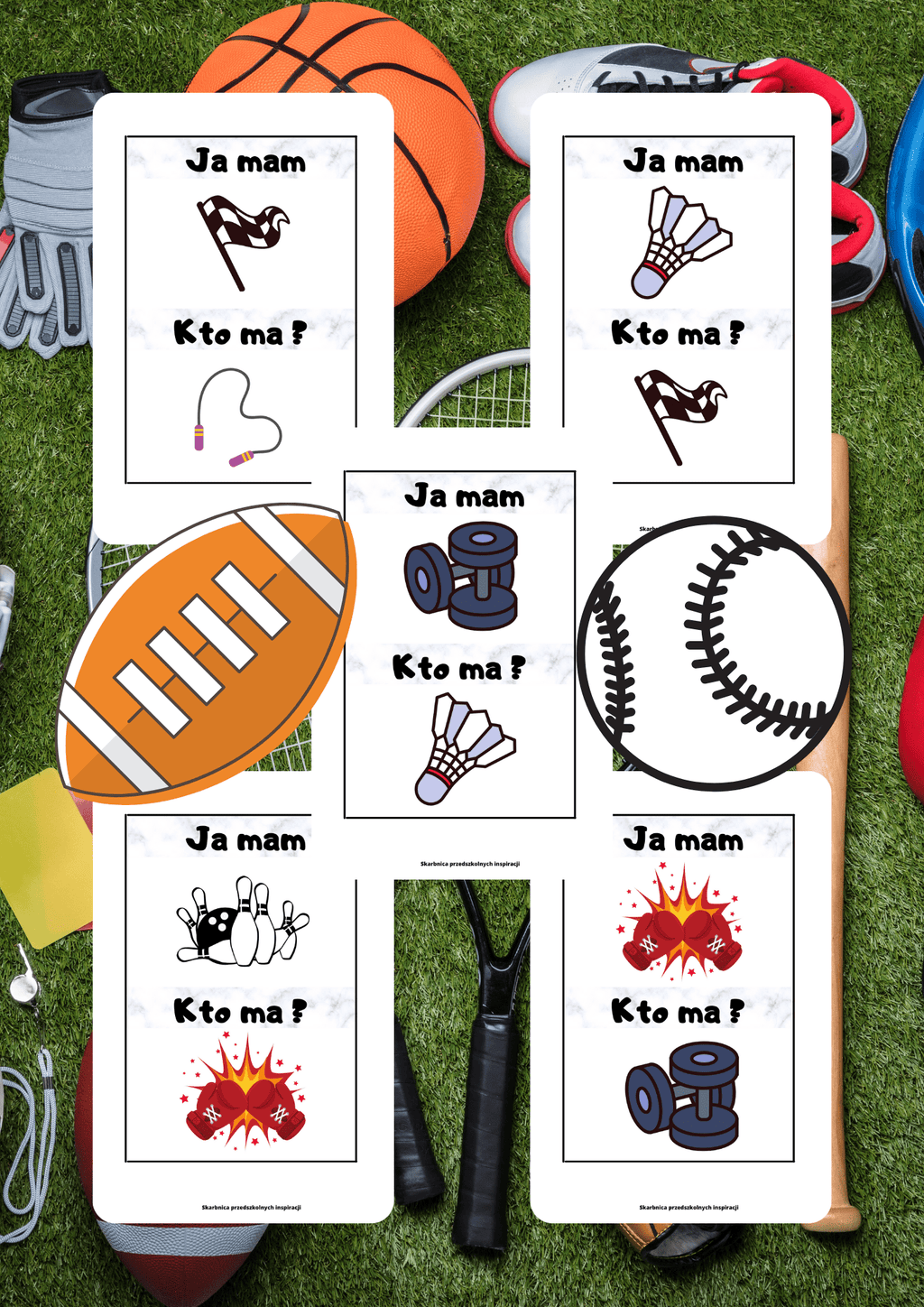 Ja Mam, Kto Ma? – Sport gra PDF - edu - skarbnica.pl
