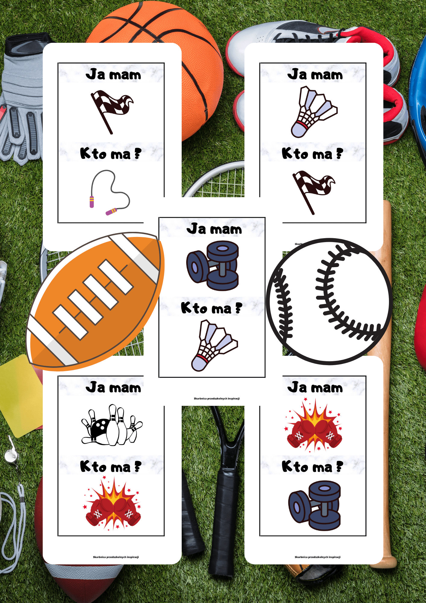 Ja Mam, Kto Ma? – Sport gra PDF - edu - skarbnica.pl