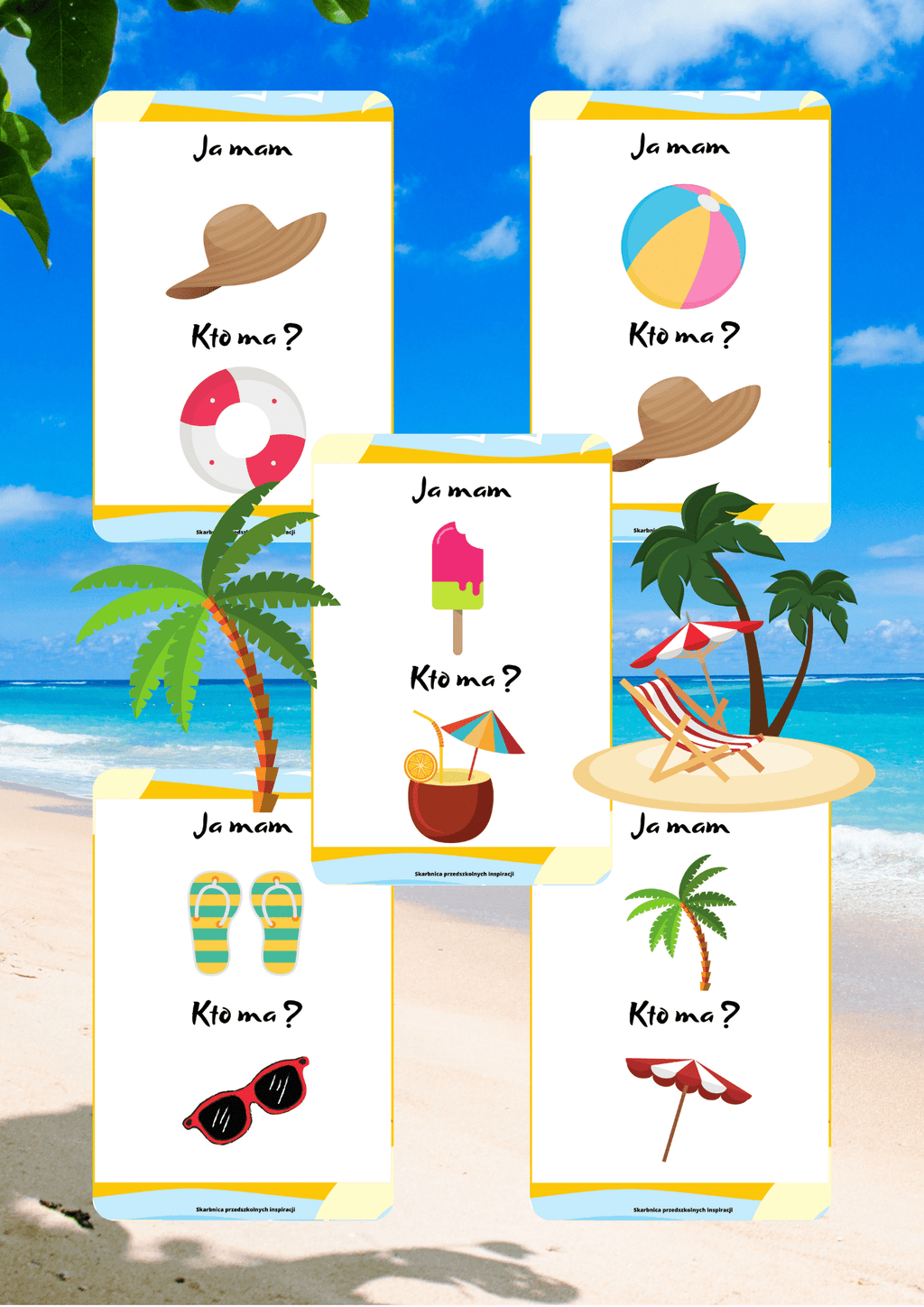 Ja Mam, Kto Ma? – Wakacje gra PDF - edu - skarbnica.pl