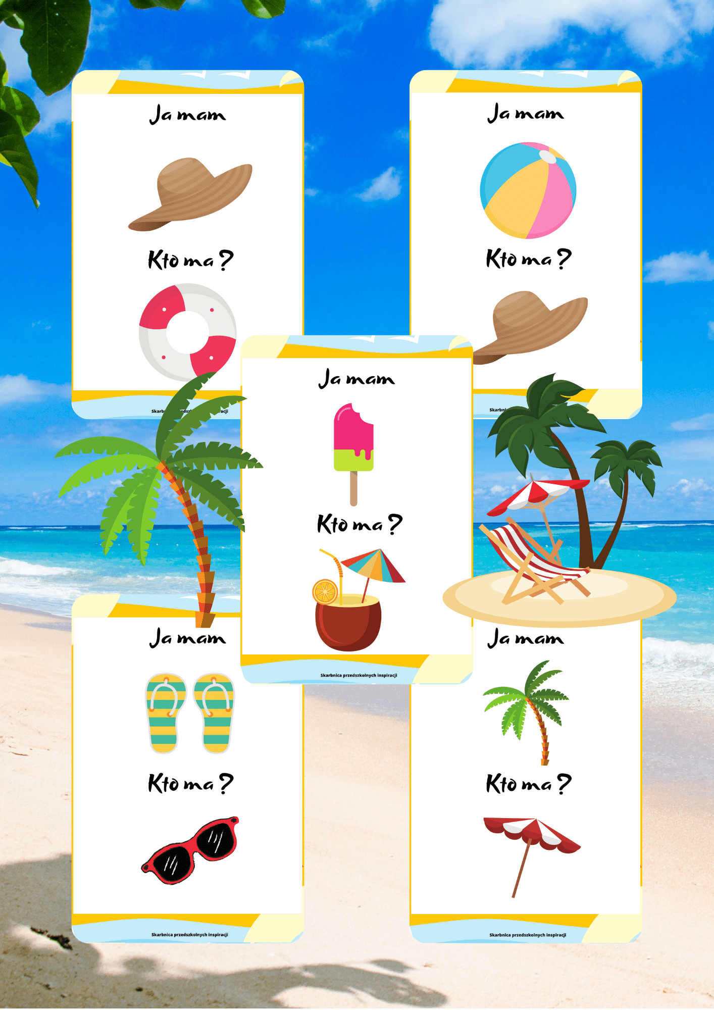 Ja Mam, Kto Ma? – Wakacje gra PDF - edu - skarbnica.pl