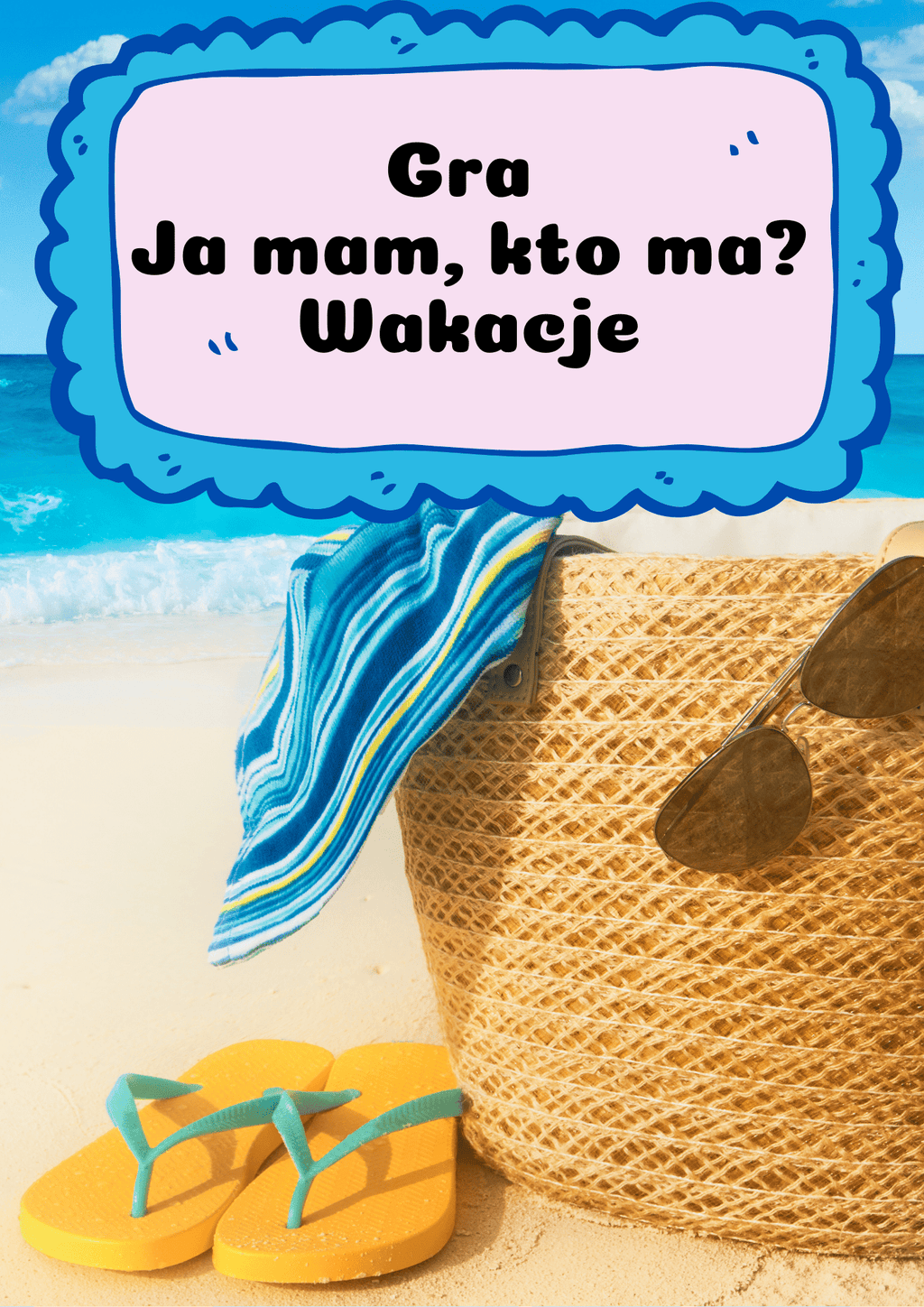 Ja Mam, Kto Ma? – Wakacje gra PDF - edu - skarbnica.pl