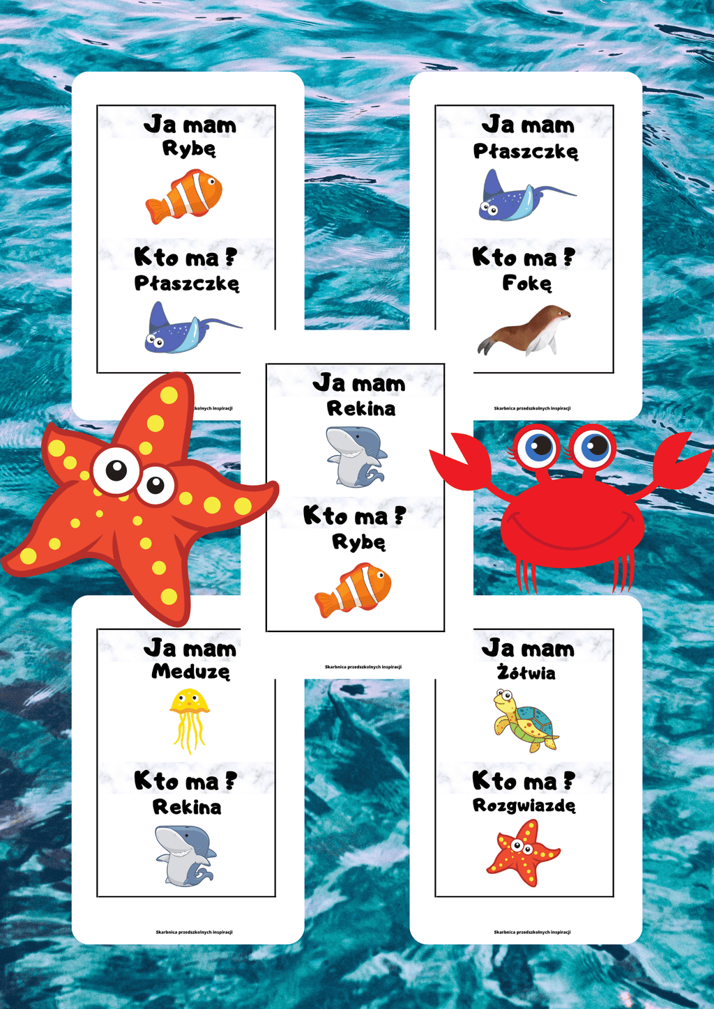 Ja Mam, Kto Ma? – Zwierzęta morskie - edu - skarbnica.pl