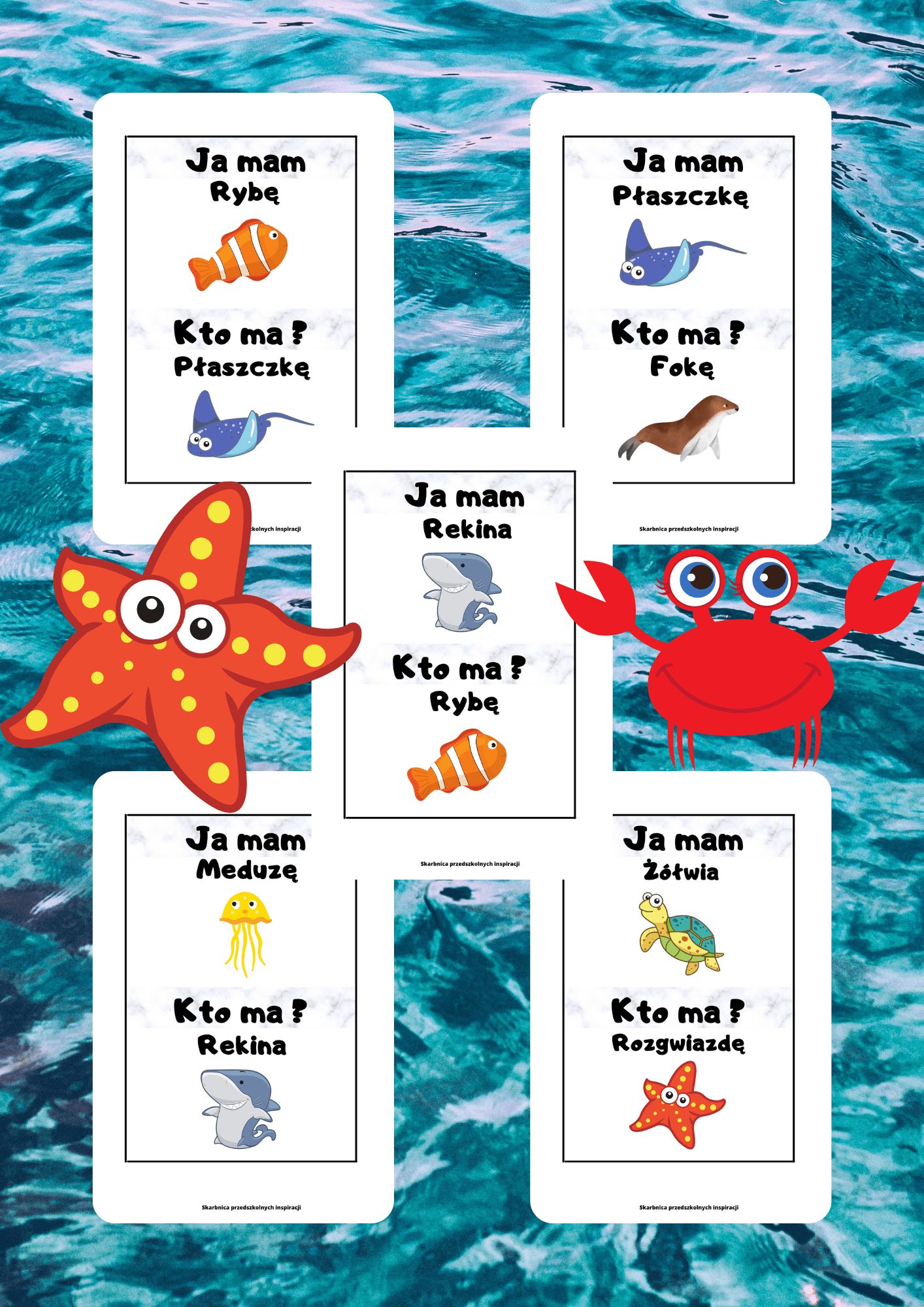 Ja Mam, Kto Ma? – Zwierzęta morskie - edu - skarbnica.pl