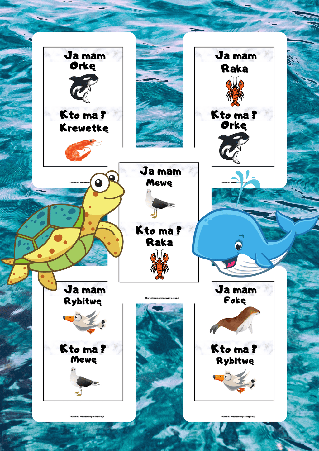 Ja Mam, Kto Ma? – Zwierzęta morskie - edu - skarbnica.pl