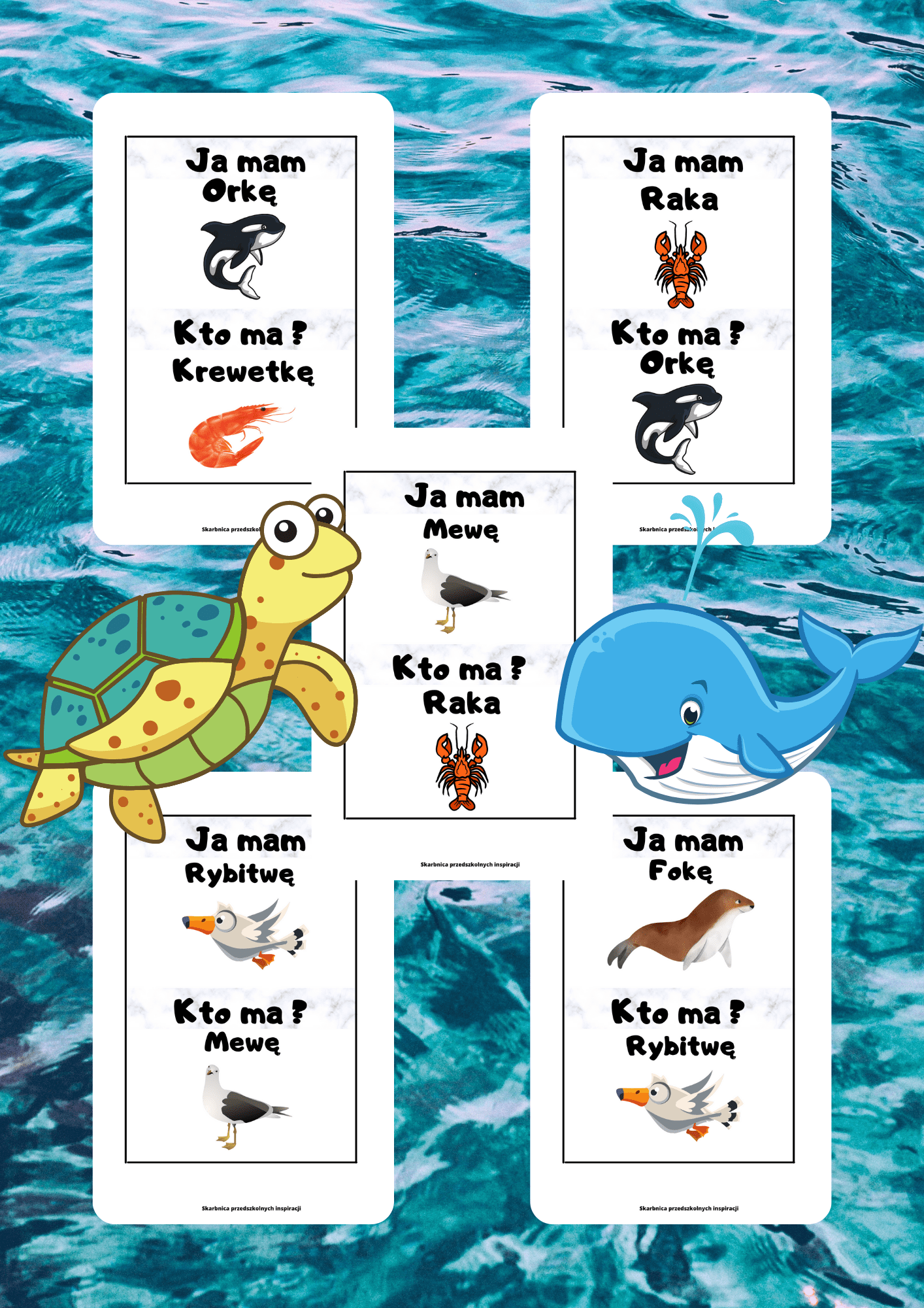 Ja Mam, Kto Ma? – Zwierzęta morskie - edu - skarbnica.pl