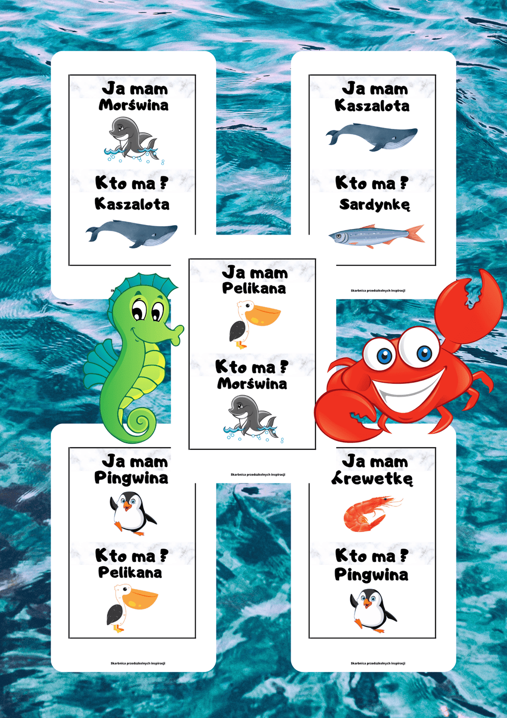Ja Mam, Kto Ma? – Zwierzęta morskie - edu - skarbnica.pl