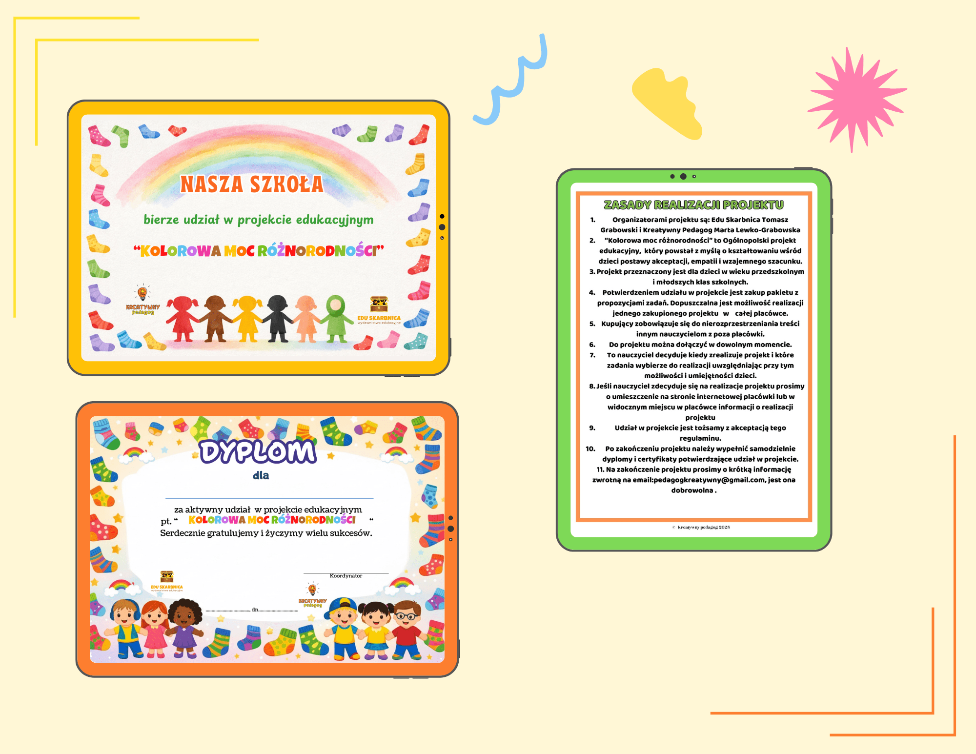 „Kolorowa moc różnorodności” - projekt edukacyjny - edu - skarbnica.pl