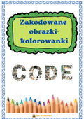 Kolorowanie według kodu PDF dla dzieci - edu - skarbnica.pl
