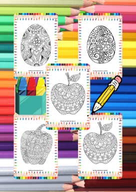 Kolorowanki Antystresowe dla dzieci - edu - skarbnica.pl