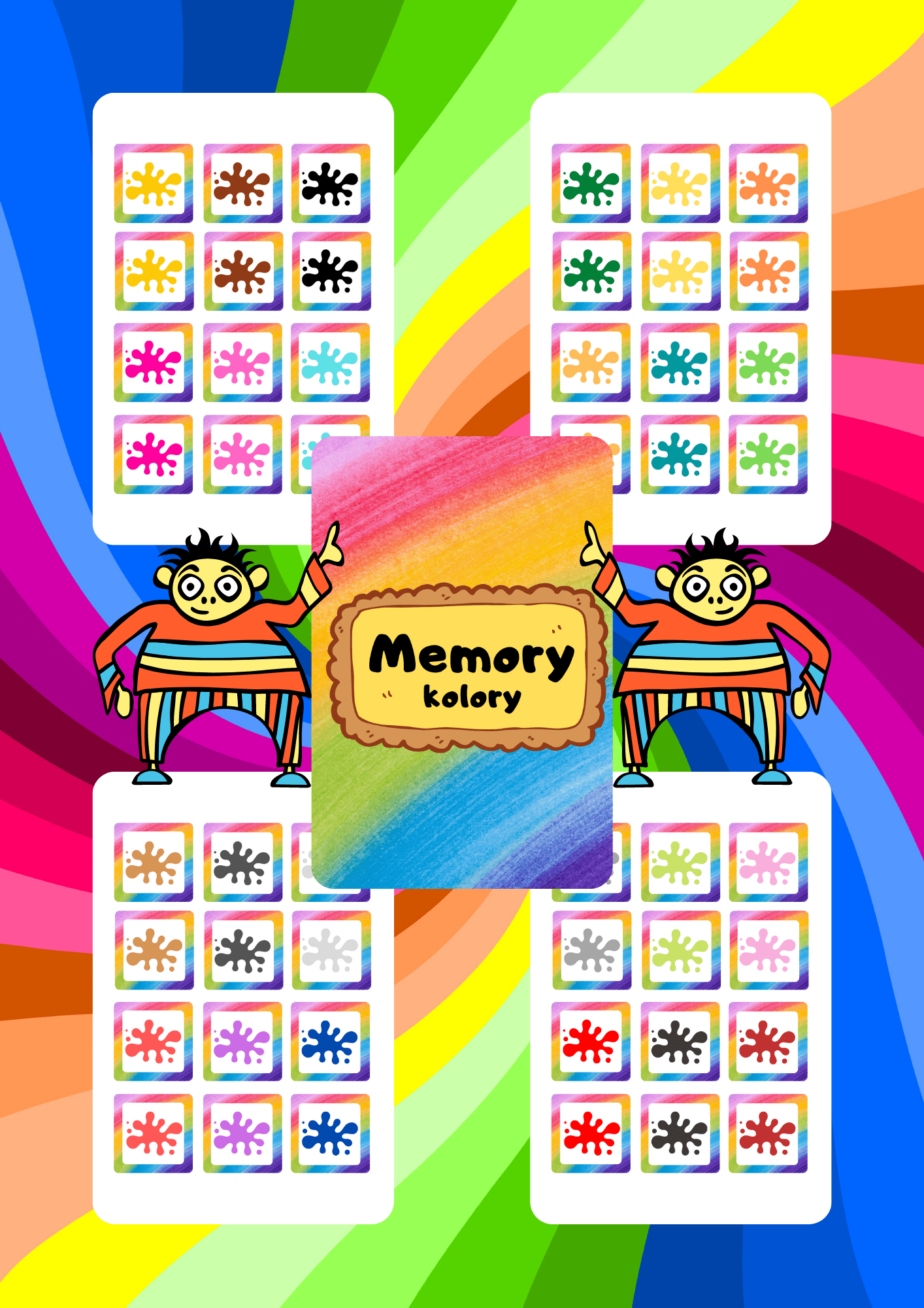 Memory - kolory - edu - skarbnica.pl